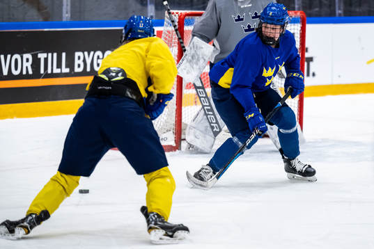 Jenna Raunio of Sweden at a practice session