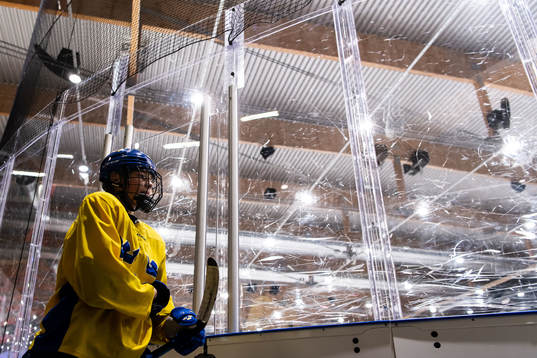 Stella Lindell of Sweden at a practice session