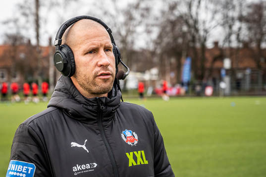 Helsingborgs tränare Mattias Lindström