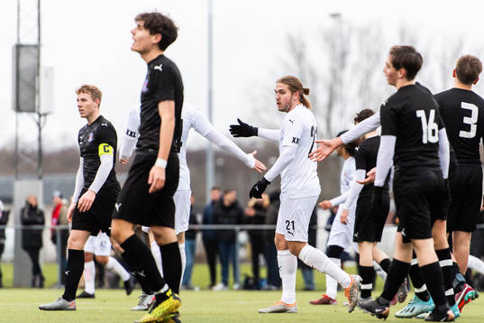 Helsingborgs Charlie Weberg jublar