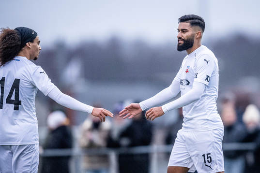Helsingborgs Adam Kaied och Amin Al Hamawi