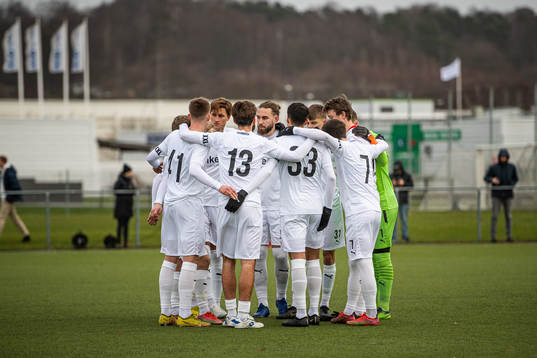 Helsingborgs spelare samlas