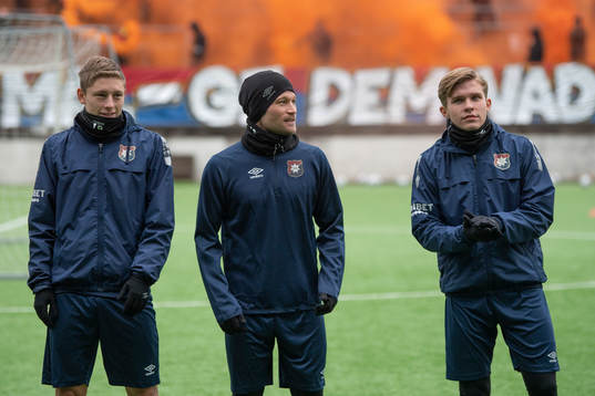 Anton Andreasson, Nicklas Bärkroth och Isak Dahlqvist