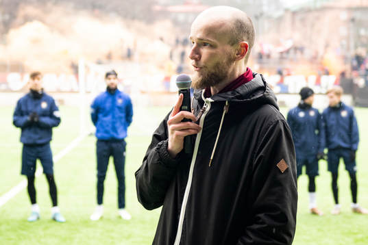 Supporterklubben Balders Hage´s ordförande Jonathan