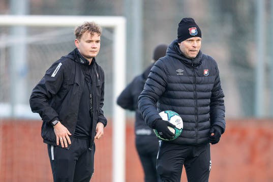 Tränare Filip Tobiasson och Huvudtränare Micael Berndtsson