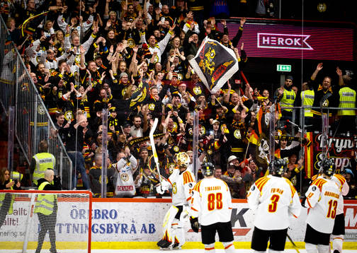 under ishockeymatchen i SHL mellan Örebro och Brynäs