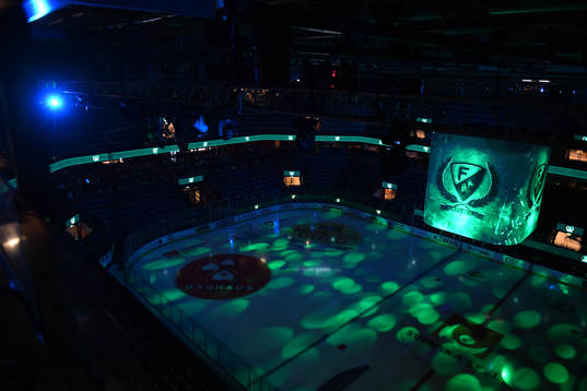 införishockeymatchen i SHL mellan Färjestad och HV71