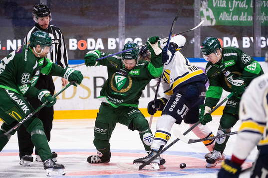 Färjestads August Tornberg, Kalle Miketinac,Lucas Forsell