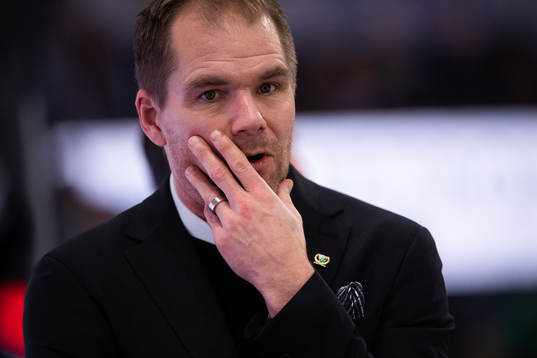 Färjestads huvudtränare Tomas Mitell