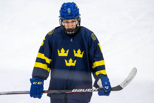 Emilia Bergeby Hallbeck of Sweden looks dejected