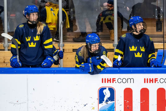 Ella Hellman, Emma Rehn and Emilia Bergeby Hallbeck of