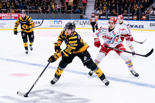 Skellefteås Simon Robertsson och Timrås Robin Alvarez