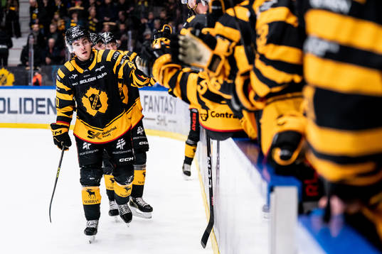 Skellefteås Andreas Wingerli jublar