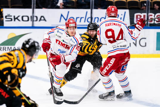 Timrås Robin Alvarez och Sebastian Hartmann mot