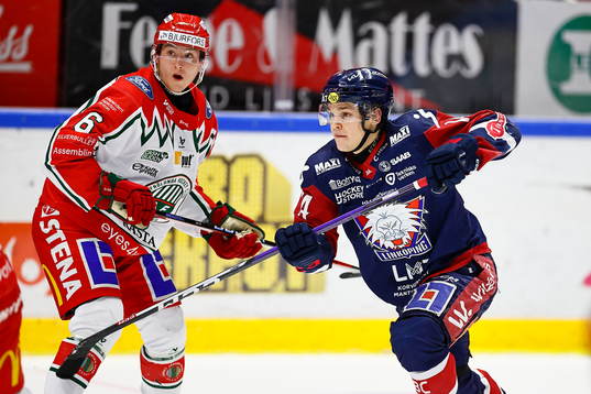 Frölundas Filip Hasa och Linköpings Arvid Costmar