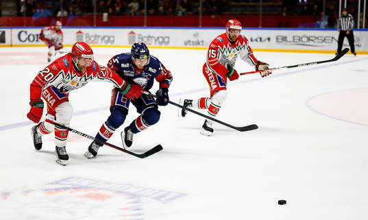 Frölundas Joel Lundqvist och Linköpings Christoffer Ehn