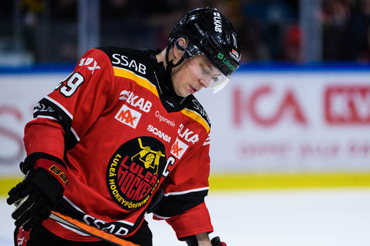 Luleås Erik Gustafsson deppar