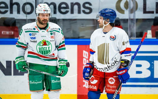 Rögles Riley Sheen och Oskarshamns David Quenneville