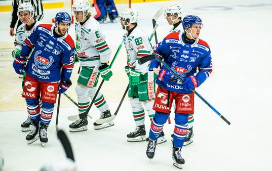 Oskarshamns Robin Norell och Lukas Pilö deppar