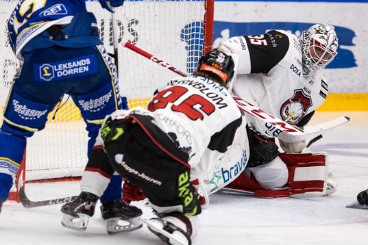 Malmö Redhawks målvakt Adam Werner