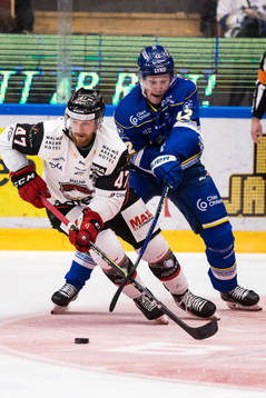 Malmö Redhawks Joakim Ryan och Leksands Kalle Östman