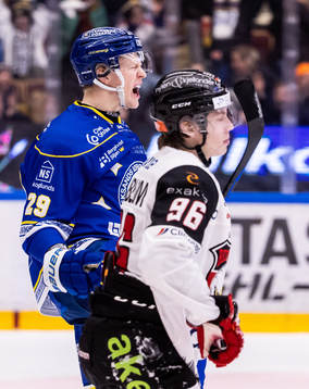 Leksands Emil Heineman jublar