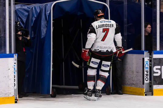 Malmö Redhawks Oliver Lauridsen deppar
