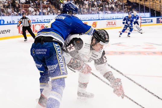 Leksands Anton Johansson och Malmö Redhawks Fredrik