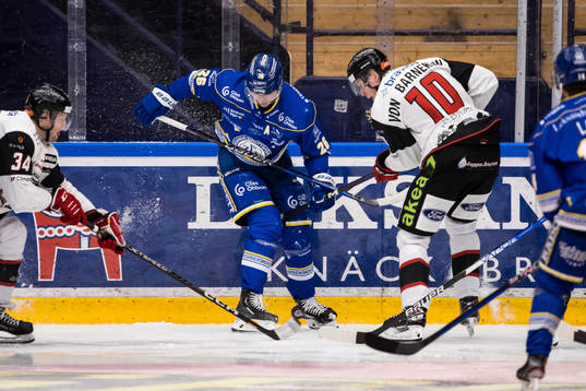 Leksands Patrik Noren och Malmö Redhawks William Von