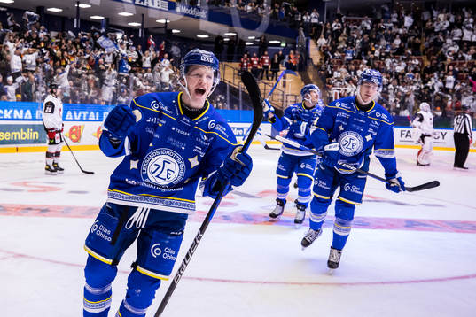 Leksands Emil Heineman jubel