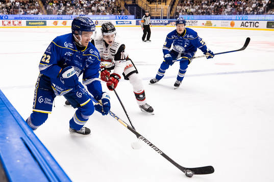 Leksands Tobias Ekberg och Malmö Redhawks William Von