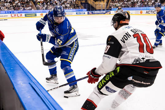 Leksands Tobias Ekberg och Malmö Redhawks William Von