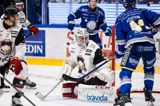 Malmö Redhawks målvakt Adam Werner