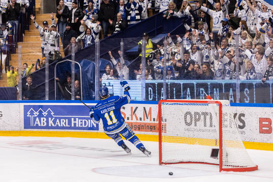 Leksands Martin Karlsson jublar