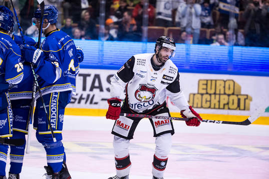 Malmö Redhawks Markus Lauridsen deppar