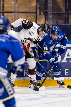 Malmö Redhawks Christoffer Forsberg och Leksands Carter