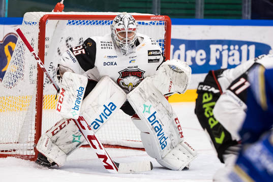 Malmö Redhawks målvakt Adam Werner