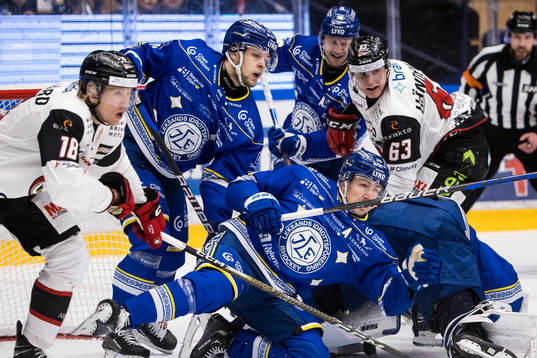 Leksands Jesper Kandergård och Patrik Noren och Malmö