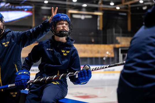 Ebba Hedqvist of Sweden at a practice session