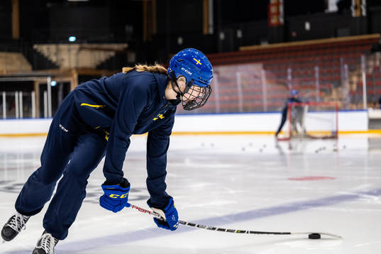 Ebba Hedqvist of Sweden at a practice session