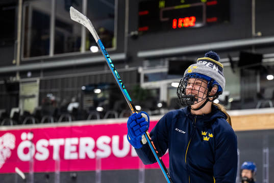 Jenna Raunio of Sweden at a practice session