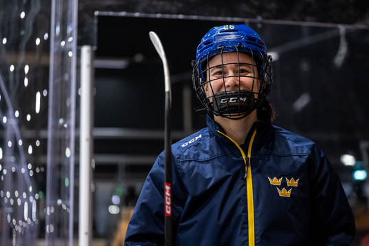 Physiotherapist Elin Uusitalo of Sweden at a practice