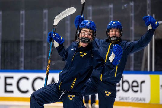 Emma Rehn of Sweden at a practice session