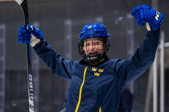 Hilda Svensson of Sweden at a practice session