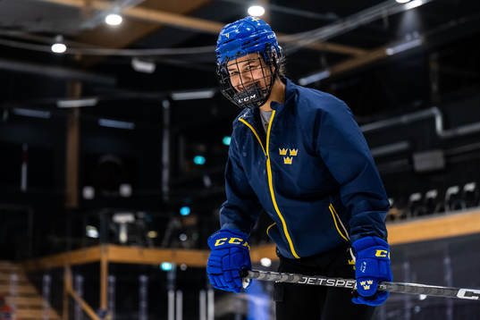 Olivia Sohrner of Sweden at a practice session