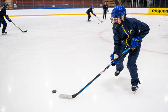 Mira Jungåker of Sweden at a practice session