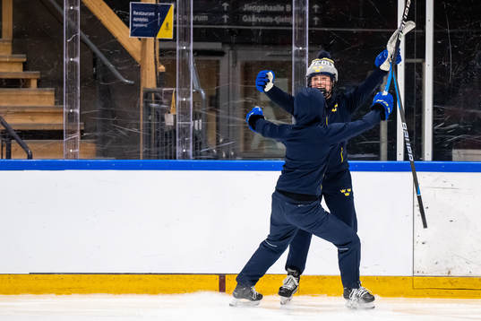 Jenna Raunio of Sweden at a practice session