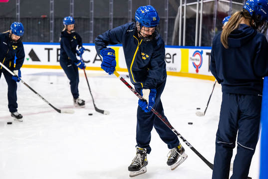 Physiotherapist Elin Uusitalo of Sweden at a practice