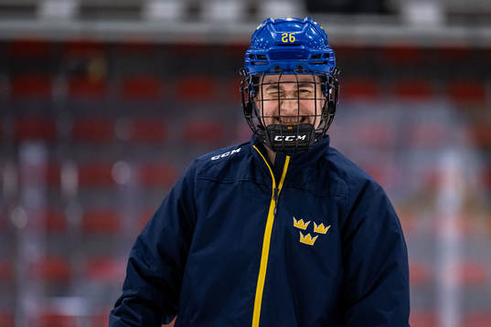 Physiotherapist Elin Uusitalo of Sweden at a practice