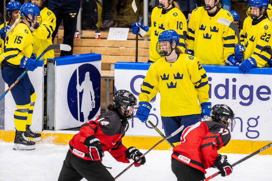 Isabelle Leijonhielm of Sweden looks dejected